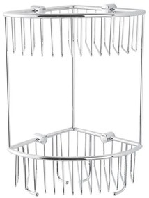 Eastbrook Solid messing doucherek dubbel hoek chroom