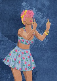 Ilustratie Not your girl, Raissa Oltmanns