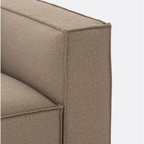 Modulaire zetel, 3-zit, getextureerde stof, Seven