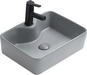 Mexen Eva opzetwastafel 48 x 37 cm, lichtgrijs mat - 21424961