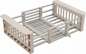 Telescopisch afdruiprek voor gootsteen REA P14487B Beige