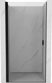 Mexen Mist-B draaideur douchedeur 100 cm, transparant, zwart - 8A2-100-000-70-00