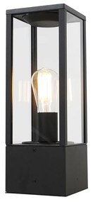 Smart staande buitenlamp zwart 40 cm incl. Wifi ST64 - Charlois