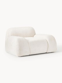 Loungefauteuil Wolke van teddy-bouclé