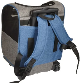 FLAMINGO trolley voor gezelschapsdieren & rugzak "Kiara" 2-in-1