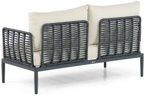 Stoel en Bank Loungeset 5 personen Aluminium/wicker Grijs  Coco Ibiza