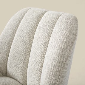Schommelstoel Beige Stof