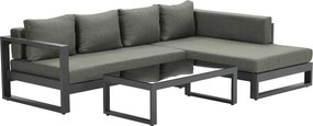 Garden Impressions Kiki loungeset 3-delig links - mystic grey