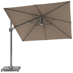Zweefparasol  270 cm x 270 cm T2  (excl. voet) Taupe-naturel-bruin Platinum Voyager