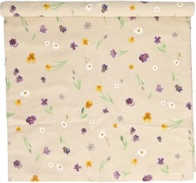 Tafelloper, GOTS bio-katoen, lentebloem, 50 x 145 cm