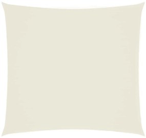 vidaXL Zonnescherm vierkant 2,5x2,5 m oxford stof crèmekleurig