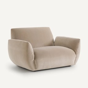 Fauteuil in fluweel, Spogano