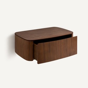 Hangend nachtkastje in walnoot of eikenfineer, WILLOW