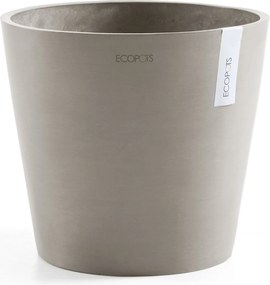 Ecopots bloempot Amsterdam 40 - Rond - Taupe - Diameter 40 x H34,5 cm