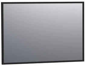 BRAUER Onyx spiegel - 100x70cm - rechthoekig - zwart geborsteld frame SP-ON100RHZ