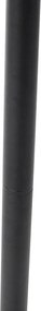 Smart staande buitenlamp zwart 125 cm incl. Wifi ST64 - New Orleans