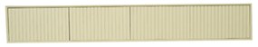 Starfurn Madison Sand Beige Tv-meubel Hangend Ribbels 200 Cm - 200x35x30cm.