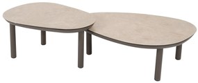 Monroe set loungetafels 65xH32 cm en 80xH27 cm terre Taste 4SO