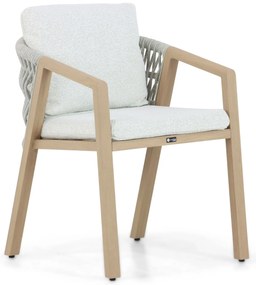 Tuinstoel Aluminium/rope Taupe-naturel-bruin Santika Indah