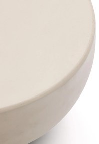 Kave Home Colba Japandi Salontafel Polystone Cement - 100 X 100cm.