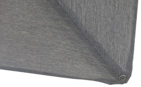 Zweefparasol  3x3m S2 Excellent (excl. voet) Grijs-antraciet Camello Luna