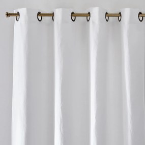 Verduisteringsgordijn in gewassen linnen met oogjes Onega