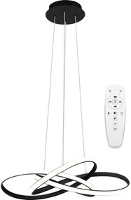 Moderne LED plafondlamp PILOT APP814-CP Node Zwart
