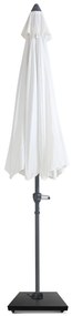 Camello Valerio Stokparasol M (excl. Voet) Aluminium Wit
