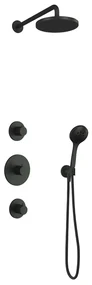 Hotbath Cobber IBS20GN inbouwdouche met 3s handdouche geborsteld nikkel