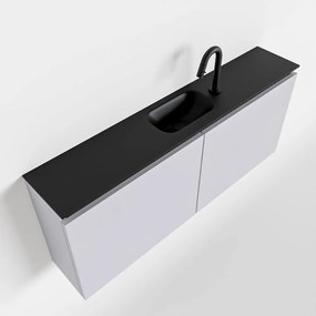 Mondiaz Ture 120cm toiletmeubel cale met wastafel urban midden 1 kraangat