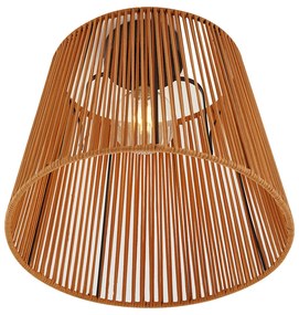 Buiten plafondlamp met oranje touw IP54 - JaylaJapandi E27 IP54 Buitenverlichting rond