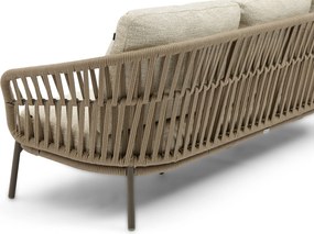Stoel en Bank Loungeset 5 personen Rope Zand/Beige  Coco Viento/Fungo