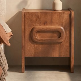 Vintage Design Nachtkastje Hout - 50x40x55cm.