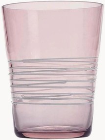 Mondgeblazen waterglazen Filante, 6-delig