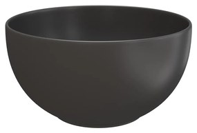 Livli Estrela toiletmeubel 40cm ribbelfront met mat zwarte waskom