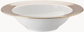 Porseleinen dessertschalen Francis Carreau Beige, 6-delig