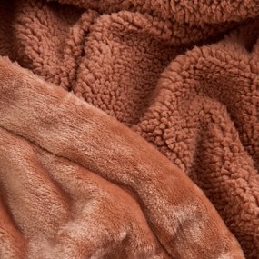 Plaid in fleece en sherpa, Maxine