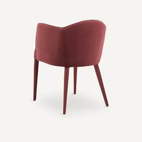 Tafel Fauteuil in fluweel, Leos