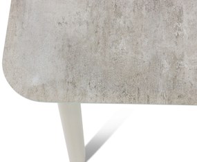 Dining Tuintafel rechthoekig 220 x 90 cm Aluminium/Ceramic glass Taupe Tavano