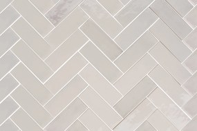 Wandtegel beige Sartoria Tbrick 16x5cm seashell dark glossy glans gerectificeerd