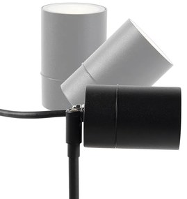 Buitenlamp Smart Moderne prikspot zwart IP44 incl. wifi GU10 - Solo Modern GU10 IP44 Buitenverlichting cilinder / rond