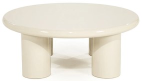 Ronde Salontafel Large Beige - 80 X 80cm.