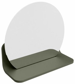 Mondiaz Spot spiegel rond Ø30cm met planchet army