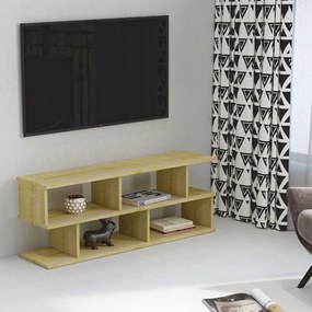 Homemania Tv-meubel Su 120x29,6x45 cm eikenkleurig