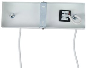 Moderne hanglamp hout print met wit 6-lichts - Jeana Straight