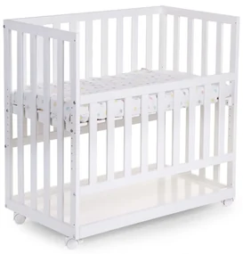 CHILDHOME Bedkant wieg 50x90 cm wit beukenhout