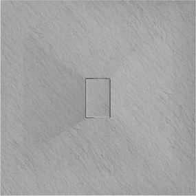Mexen Hugo kwadratische douchebak SMC 100 x 100 cm, grijs - 42611010