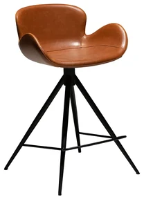 Dan-Form Gaia Design Barstoel Draaibaar Bruin Kunstleer