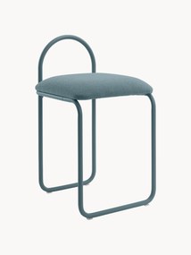 Bouclé eetkamerstoel Angui