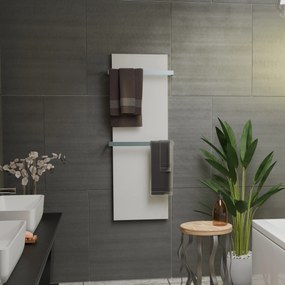 Ecosun GS600 glazen infraroodpaneel met WiFi 60x120cm wit 600W